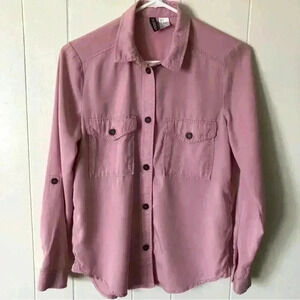 H&M Button Down Shirt With pockets Size 4